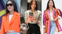 6 Inspirasi Padu Padan Blazer ala Wanita Kantoran dari Ririn Dwi Ariyanti