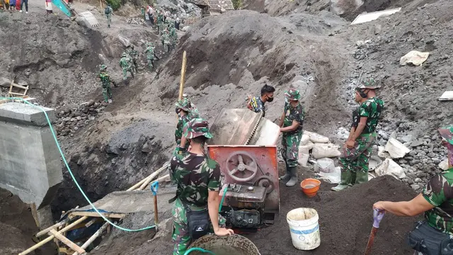 TMMD ke-111 Bangun Jembatan di Desa Terpencil di Karangasem Bali