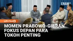 Presiden Prabowo Subianto menggelar silaturahmi dan diskusi strategis bersama sejumlah tokoh nasional di Istana Merdeka, Jakarta, Selasa malam (3/3). Pertemuan tersebut membahas eskalasi konflik di Timur Tengah, khususnya serangan Amerika Serikat dan...