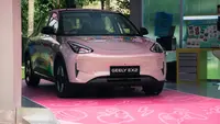 Geely EX2 Jadi Kanvas Gambar Seniman Lokal