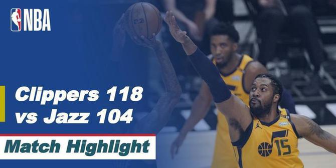 VIDEO: Highlights Semifinal NBA Playoffs, LA Clippers Kembali Raih Kemenangan Atas Utah Jazz di Game 4