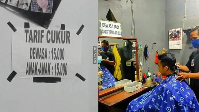 6 Tarif Potong Rambut Ini Bikin Geleng Kepala