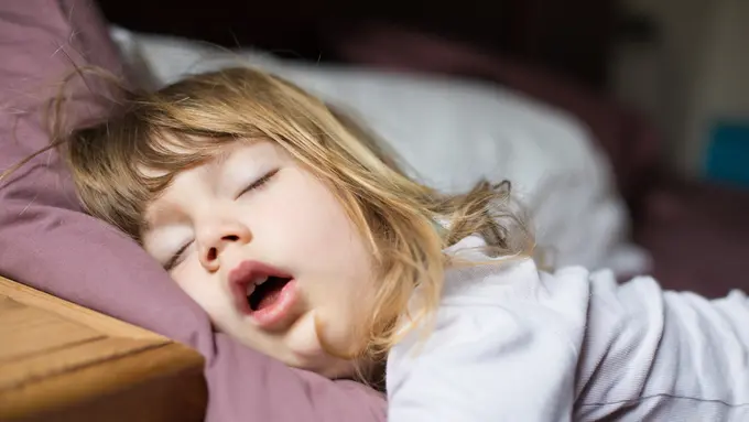 Ilustrasi Anak Tidur (iStockphoto)