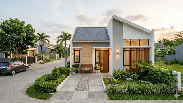 Model Rumah 1 Lantai Tipe 45