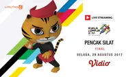 Banner Livestreaming Pencak Silat sea games 2017