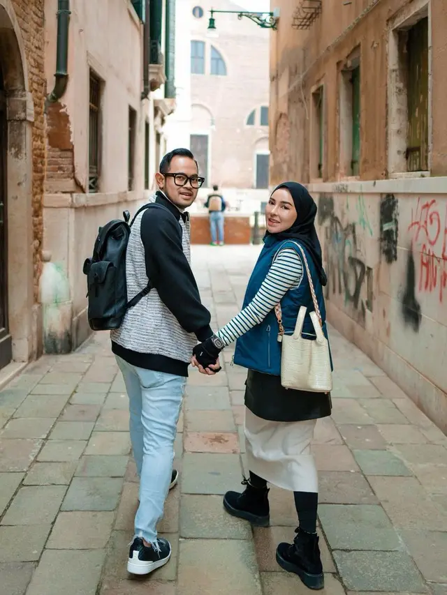 Shandy Purnamasari dan Gilang Widhia Pramana. (Foto: Dok. Instagram @shandypurnamasari)