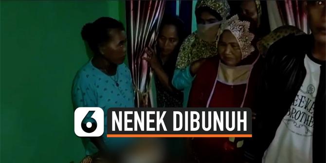 VIDEO: Setelah Cekcok, Cucu Tusuk Nenek Hingga Tewas