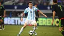 Timnas Argentina yang dihuni pemain top Dunia, Lionel Messi berada pada peringkat ke-2 Dunia FIFA. (Ronald Martinez/Getty Images/AFP)
