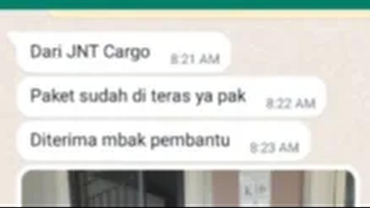 Lapor pada Pemilik Paket Sudah Diterima Pembantu