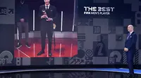 Kalahkan Messi, Lewandowski Jadi Pemain Terbaik Dunia FIFA 2021 (AFP)