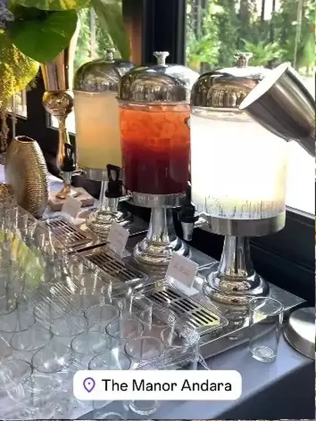 7 Potret Hidangan yang Tersedia di Acara Pertunangan Thariq Halilintar dan Aaliyah Massaid, Bergaya Mewah dengan Konsep Buffet