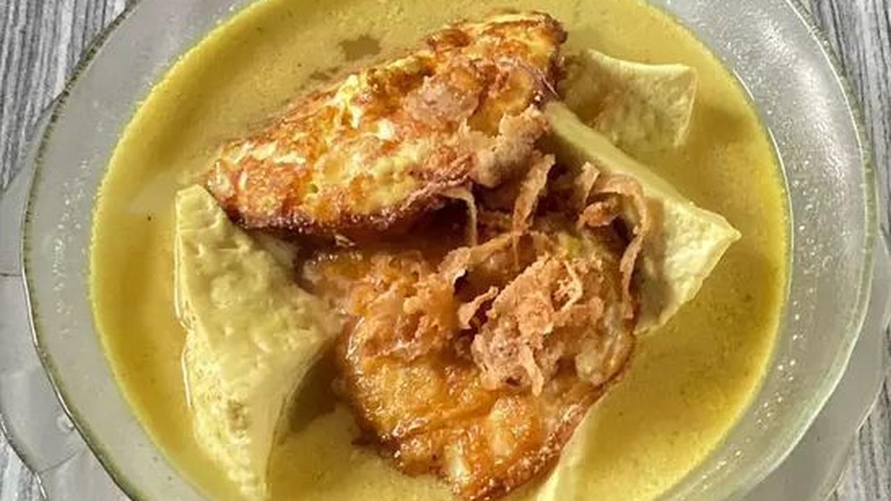 Resep Opor Tahu dan Telur Ceplok