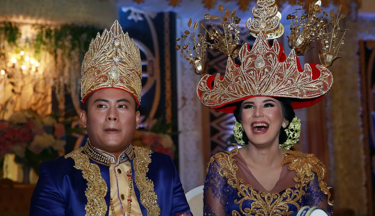 Pasangan pengantin baru ini juga tidak menunda soal momongan. Selena berharap punya tiga anak. Satu laki dan dua perempuan. (Deki Prayoga/Bintang.com)