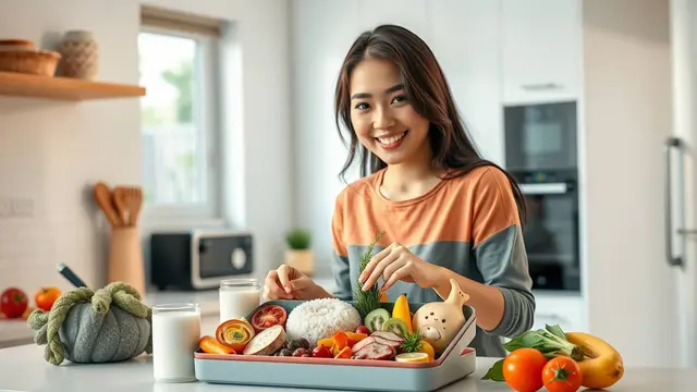 cara menghias makanan 4 sehat 5 sempurna