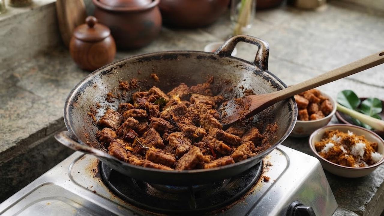 Resep Tempe Bumbu Rendang Kering