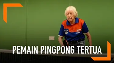 Seorang wanita berusia 89 tahun menajdi pemain pingpong tertua di Inggris. Iatelah memenagkan 30 medali di beberapa kejuaraan besar.