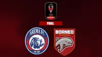 Piala Presiden 2022 - Final Leg 1 - Arema FC Vs Borneo FC (Bola.com/Adreanus Titus)