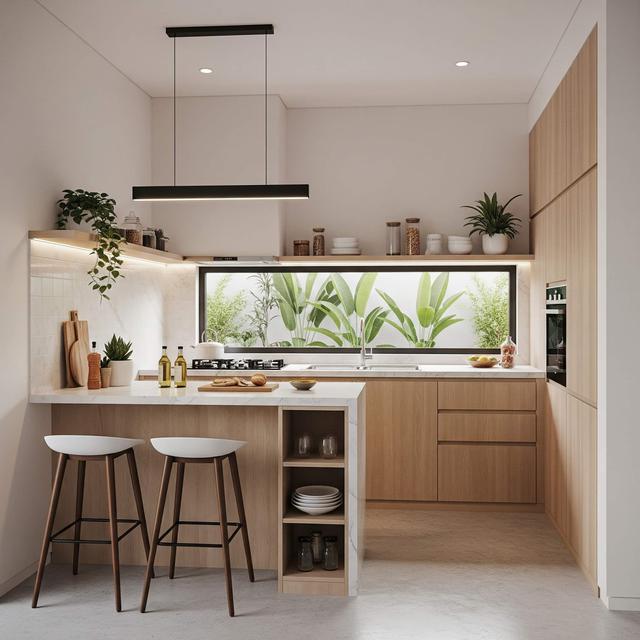 Desain Dapur Kecil Ukuran 3x3 Tapi Terasa Lega