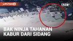 Mirip GTA, Tahanan di Makassar Kabur saat Pengadilan