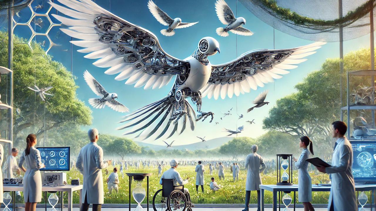 Ilmuwan Ciptakan Robot Terbang Mirip Burung
