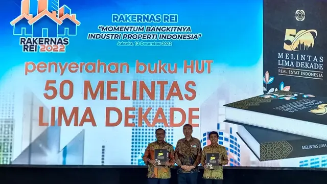 Persatuan Perusahaan Realestat Indonesia (REI) menggelar Rapat Kerja Nasional (Rakernas) Tahun 2022 di Jakarta, 12-13 Desember 2022.