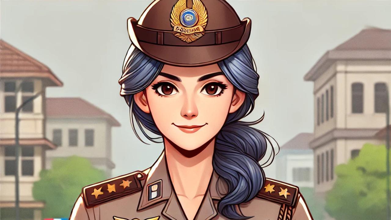 Ilustrasi Polwan