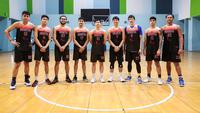 Skuad Basket 3x3 yang dipersipkan Timnas Indonesia pada SEA Games 2023. (Bola.com/Bagaskara Lazuardi)