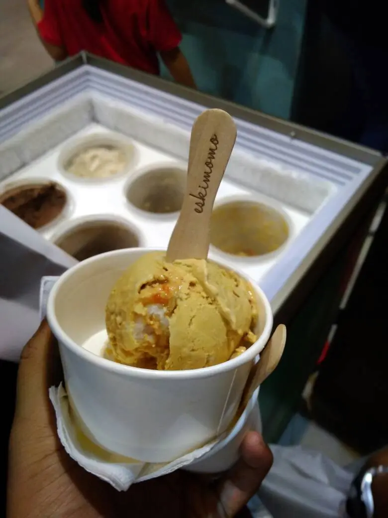 Bagaimana bila sebuah sajian bercitarasa Indonesia asli, dijadikan sebuah rasa es krim yang sama sekali belum pernah ada. (Liputan6.com/Akbar Muhibar)