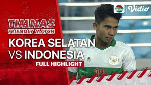 VIDEO: Timnas Indonesia U-19 Kembali Telan Kekalahan Melawan Korea Selatan U-19 di Laga Uji Coba
