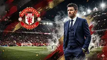Ilustrasi Manchester United, Michael Carrick. (Foto by AI)