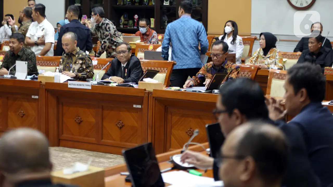 Mahfud MD dan Komisi III DPR Bahas Transaksi Mencurigakan Rp 349 Triliun di Kemenkeu