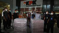 KPK menyita uang tunai Rp 52,3 miliar dari pengembangan kasus suap ekspor benih lobster yang menyeret eks Menteri KP, Edhy Prabowo. (Dok KPK)