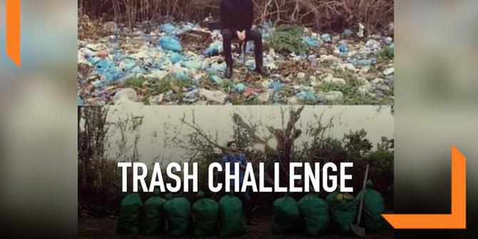 VIDEO: Viral, Trash Challenge Ajak Orang Cintai Lingkungan