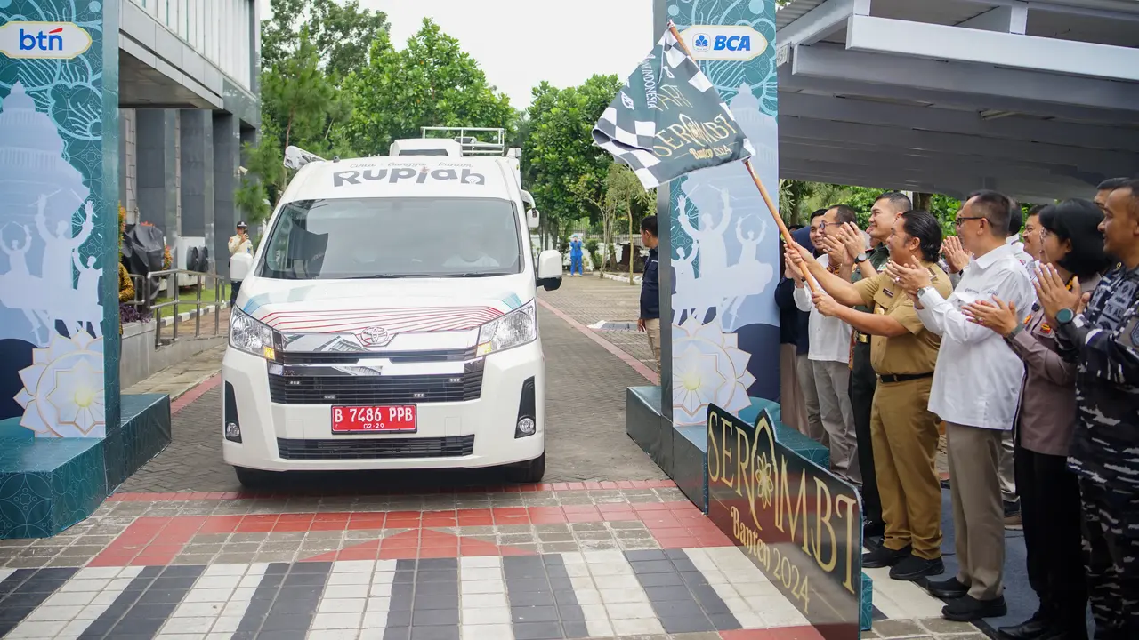 Peluncuran Mobil Penukaran Uang di Bank Indonesia (BI) Banten. (Selasa, 19/03/2024). (Dokumentasi Bank Indonesia Perwakilan Banten).
