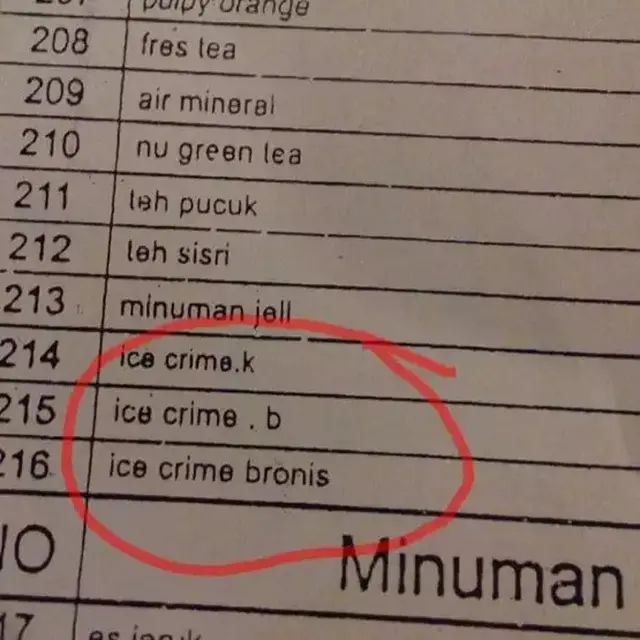 6 Daftar Menu Minuman Nyeleneh Ini Bikin Pembeli Tepuk Jidat