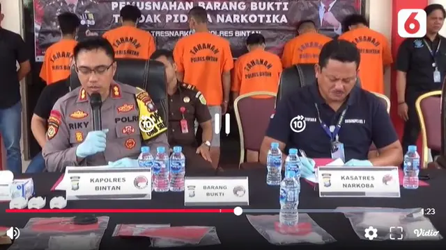 Ibu Rumah Tangga di Bintan Jualan Sabu