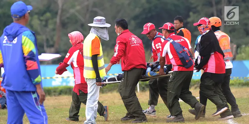 Detik-Detik Atlet Paralayang Putri Malaysia Jatuh