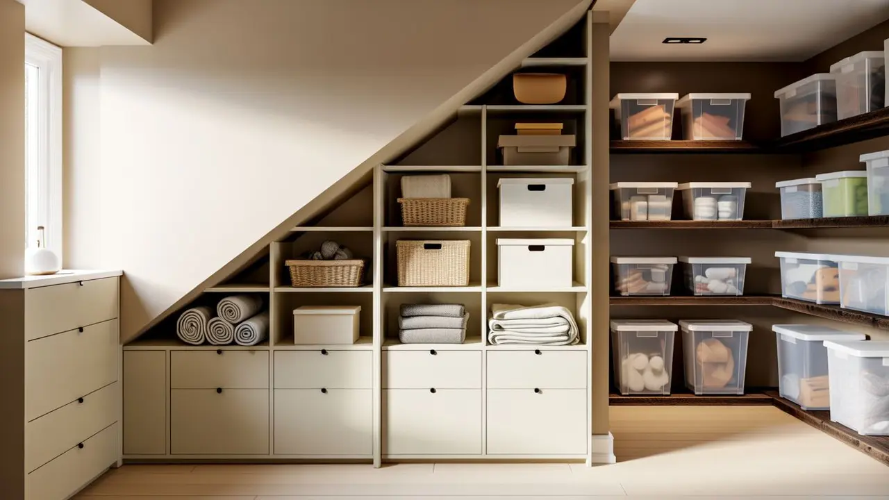 desain gudang rumah tinggal (AI Generated)