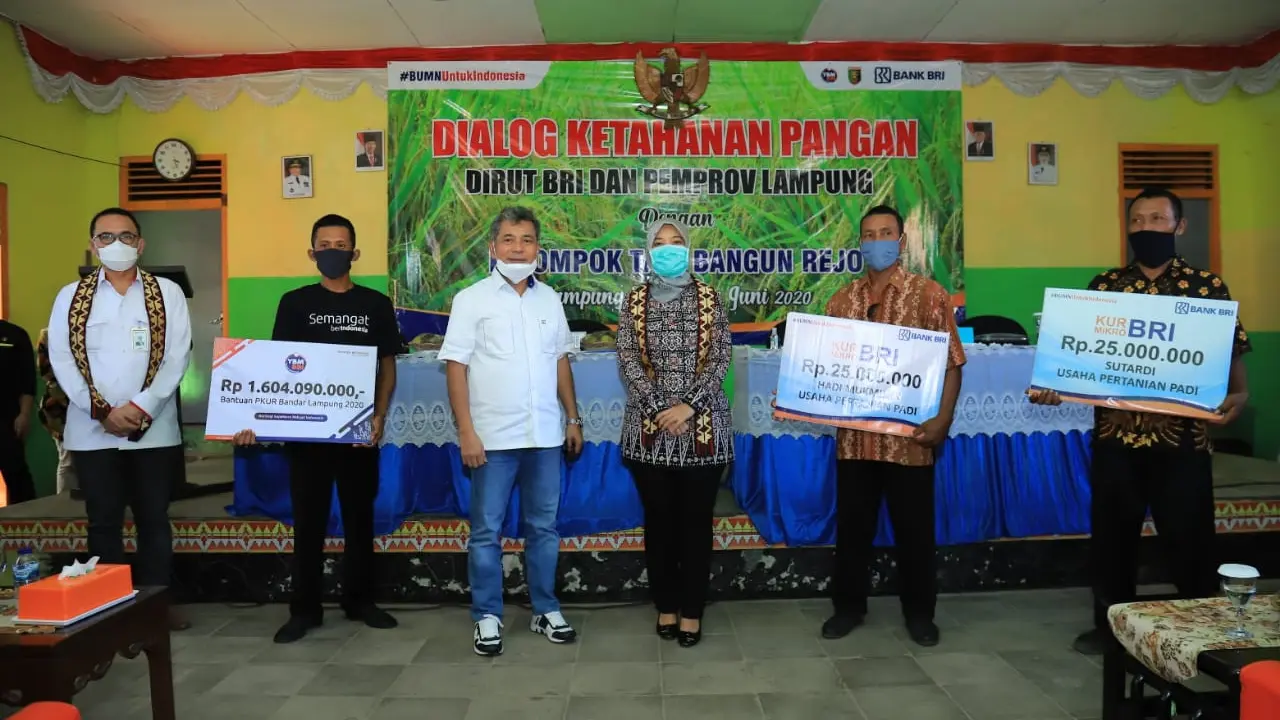 Dukung Ketahanan Pangan, BRI Salurkan Bantuan Senilai Rp 1,6 Miliar untuk Petani