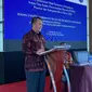 Kepala BSKDN Yusharto Huntoyungo saat menjadi Keynote Speech dalam acara Diseminasi Hasil Pengukuran Uji Coba Instrumen ITKPD Provinsi, Kabupaten dan Kota di Hotel Aston Makassar pada Kamis, 20 Juli 2023. (Ist)