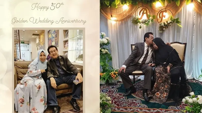 6 Momen Anwar Fuady dan Istri Rayakan Anniversary Pernikahan, 50 Tahun Bersama