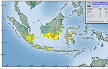 Titik Api Karhutla di 6 Provinsi per 22 Oktober, Ini Sebarannya