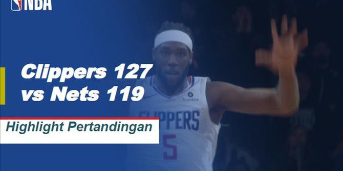 Cuplikan Hasil Pertandingan NBA : Clippers 127 VS Nets 119