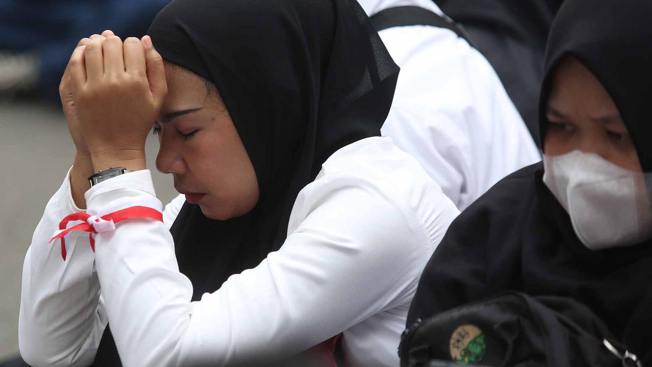 FOTO:  Aksi Ribuan Calon PPPK  Di Kantor KemenPAN-RB, Menolak Pengangkatan Oktober 2025