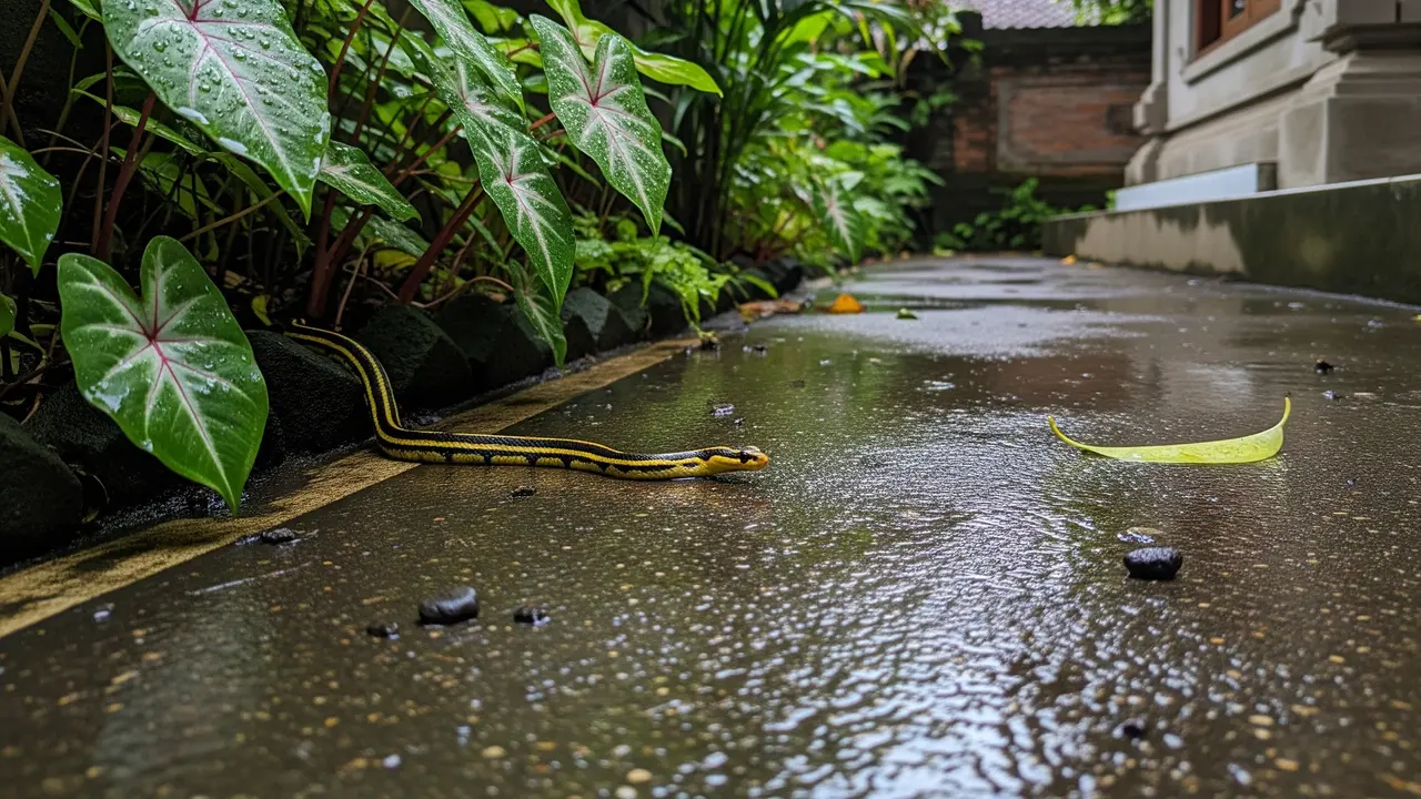 Bahan Dekorasi Taman yang Justru Menarik Ular Datang
