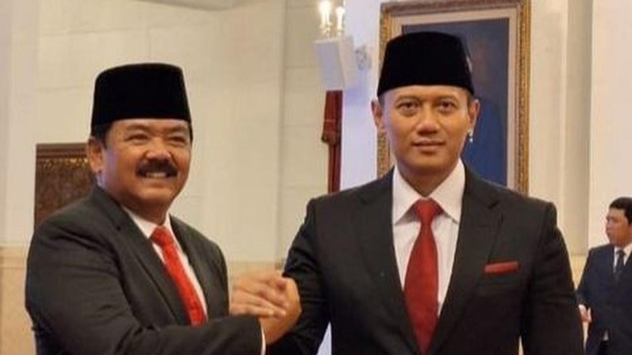 AHY sendiri ditunjuk menggantikan posisi Hadi Tjahjanto yang juga dilantik sebagai Menko Polhukam baru.