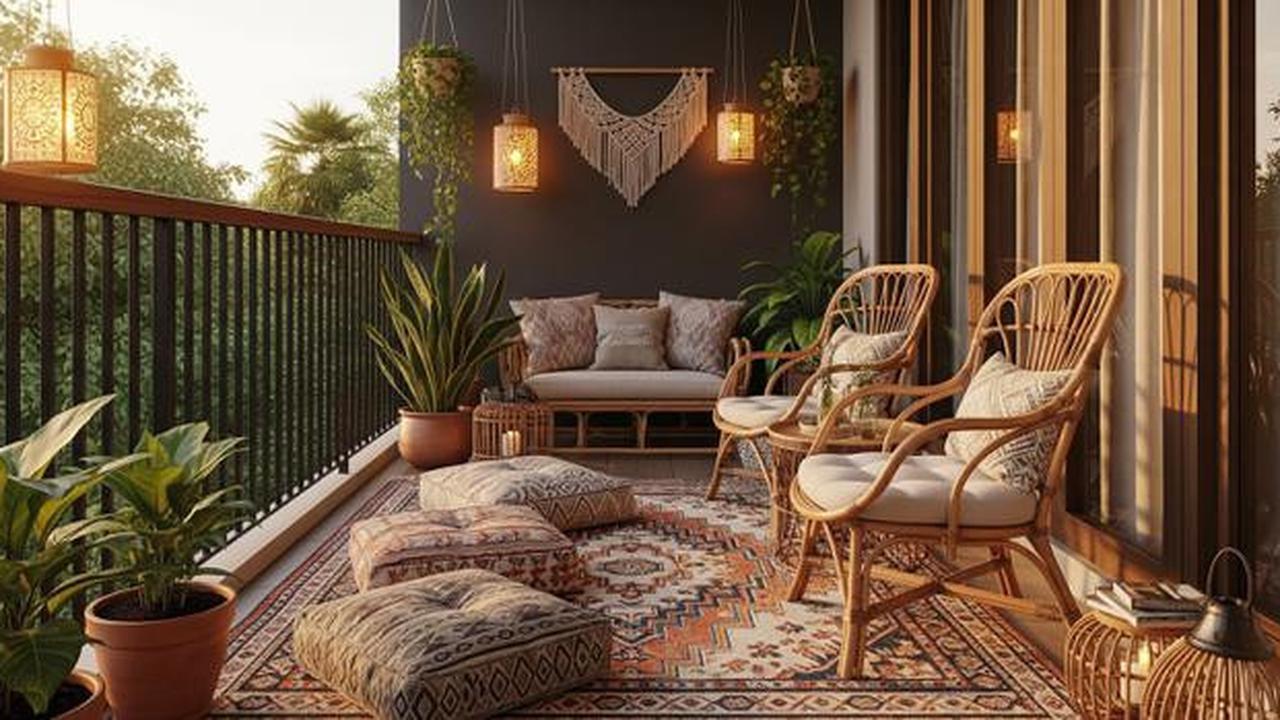 8 Model Balkon Rumah ala Kafe, Nyaman dan Estetik untuk Santai Sore