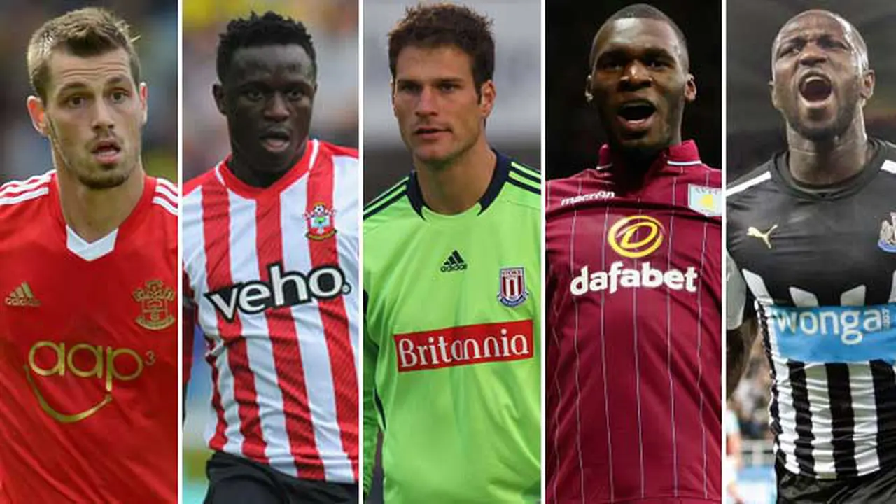 Schneiderlin,  Victor Wanyama,  Asmir Begovic,  Christian Benteke dan Moussa Sissoko