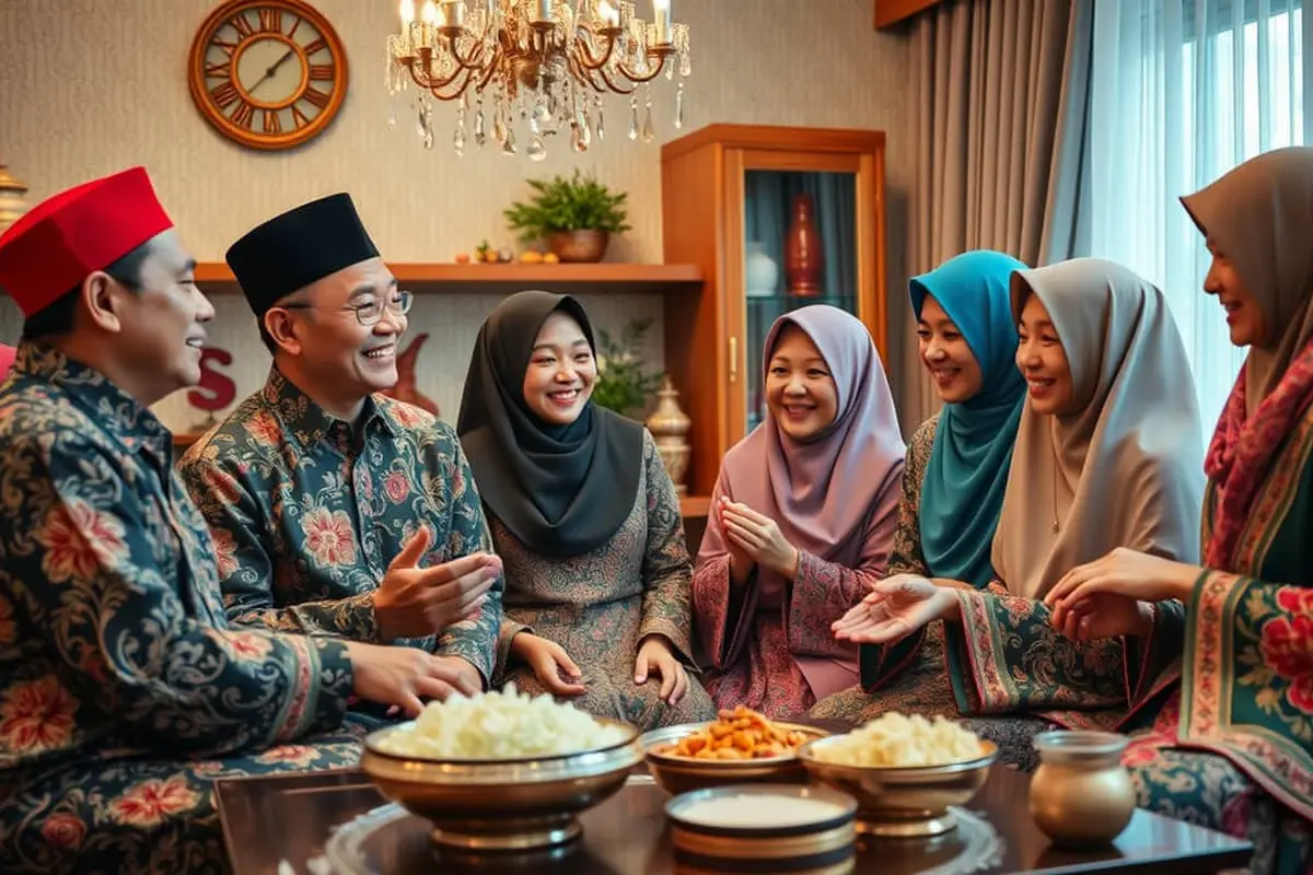 contoh kartu ucapan lebaran idul fitri