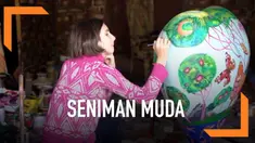 Seorang gadis berusia 12 tahun membuat lukisan yang tampak hidup. Dari lukisan tersebut ia bisa menghasilkan uang Rp 561 juta.